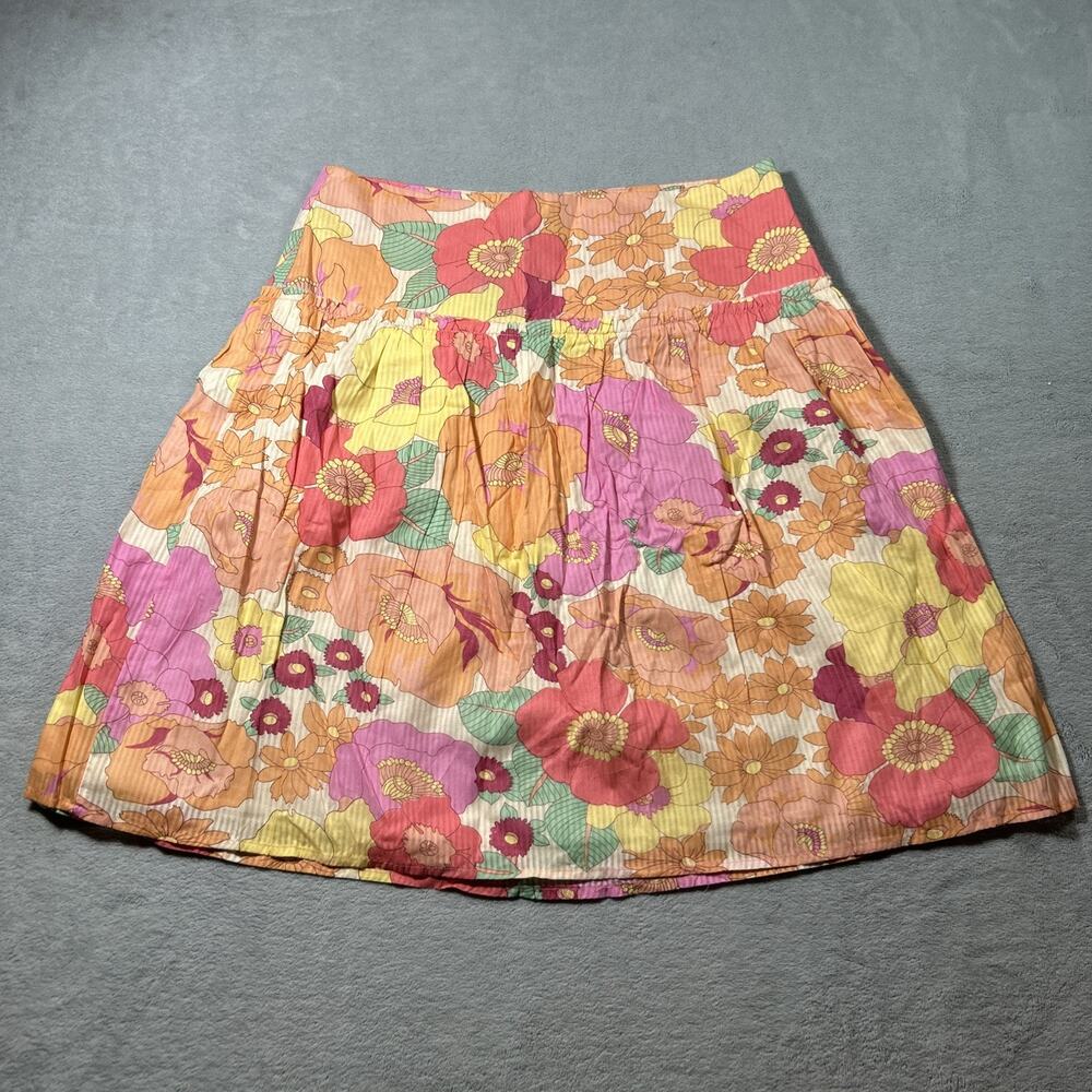 Y2k 2000s Floral Renaissance Whimsical Skirt Small 28x20 Whimsigoth Fairy Boho